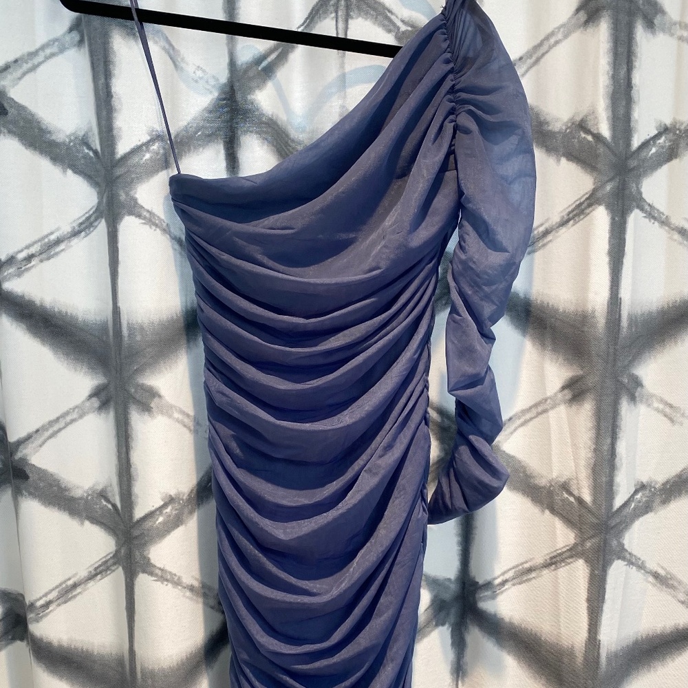 Zara Tulle Ruched Dress